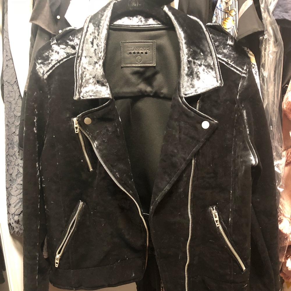 Crushes Velvet Navy jacket